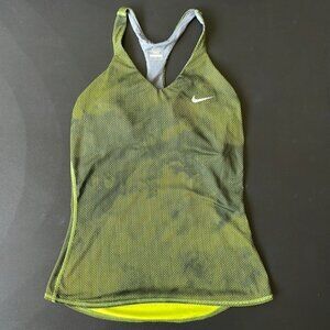 VGC Nike Yellow / Black Racerbank Tank - Size Small